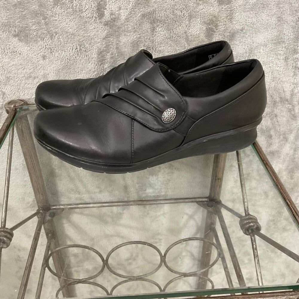 Collection By Clarks Ultimate Comfort Shoes Women's Size 9M Black career office